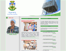 Tablet Screenshot of aganang.gov.za